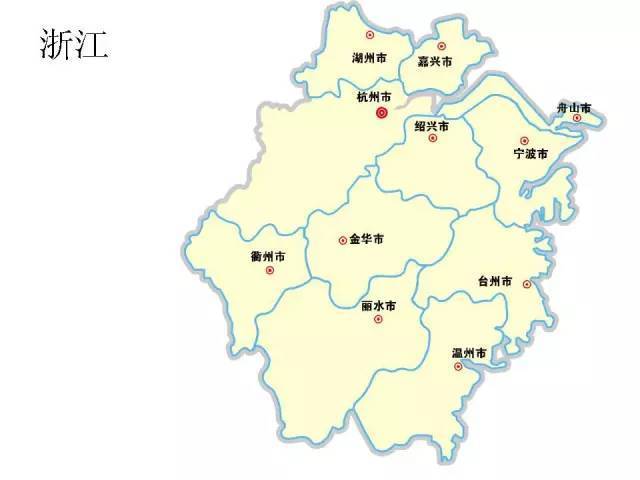 中國各省市地圖,輪廓、名稱清晰可見,超棒!